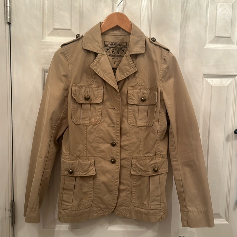 Banana Republic Women’s Vintage Army 100% Cotton Safari & Travel Jacket